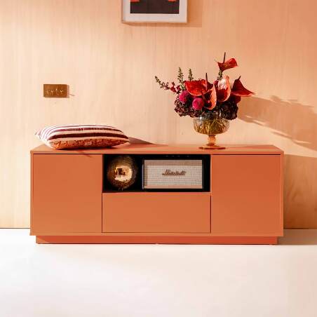 Meuble TV coloré 140 cm (3/7)