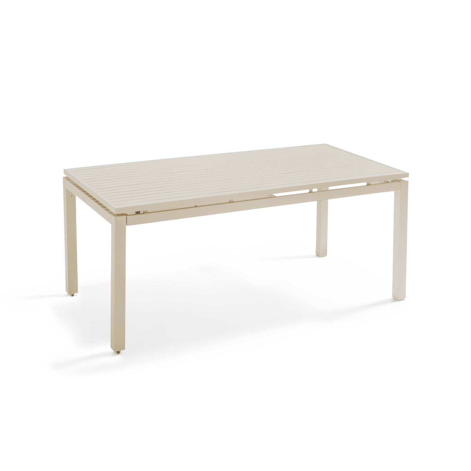 Table de jardin extensible en aluminium 8 à 10 personnes 180/240x90 cm