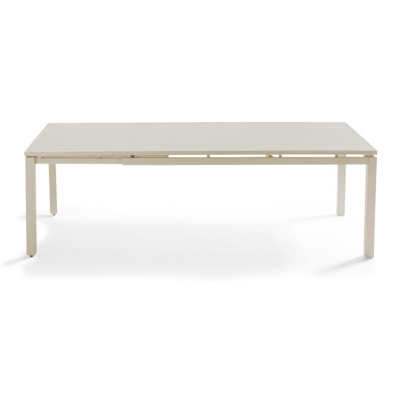 Table de jardin extensible en aluminium 8 à 10 personnes 180/240x90 cm (3/9)