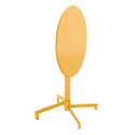 Table de jardin bistrot ronde inclinable en métal avec pied encastrable Ø70 cm et 2 chaises