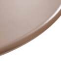 Table de jardin bistrot ronde inclinable en métal avec pied encastrable Ø70 cm et 2 chaises