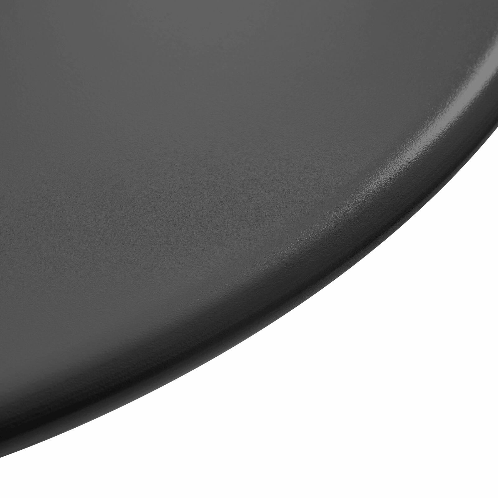 Table de jardin bistrot ronde inclinable en métal avec pied encastrable Ø70 cm et 2 chaises avec accoudoirs