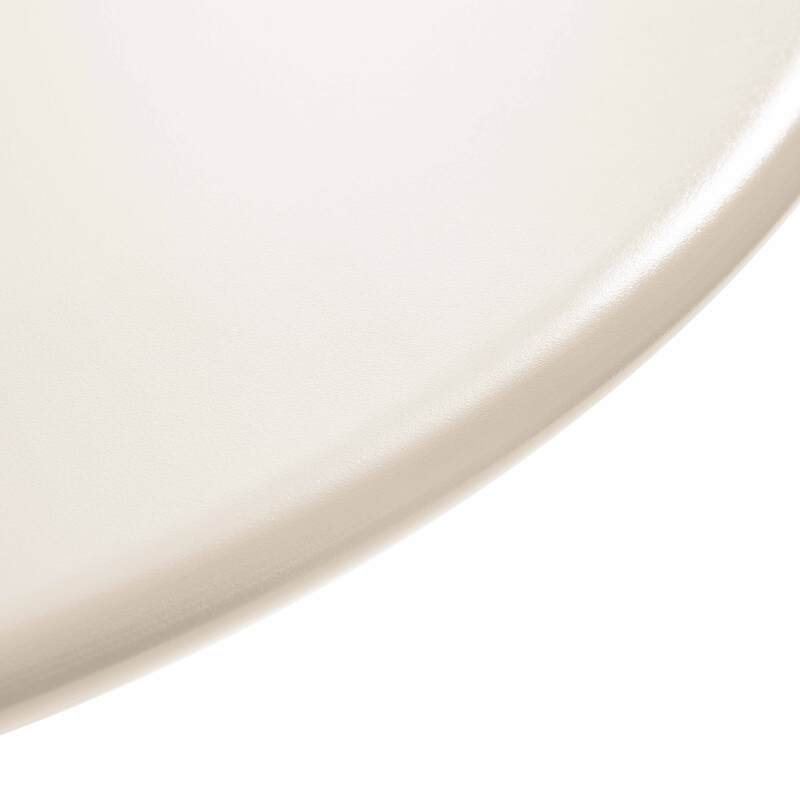 Table de jardin bistrot ronde inclinable en métal avec pied encastrable Ø70 cm et 2 chaises avec accoudoirs (3/8)