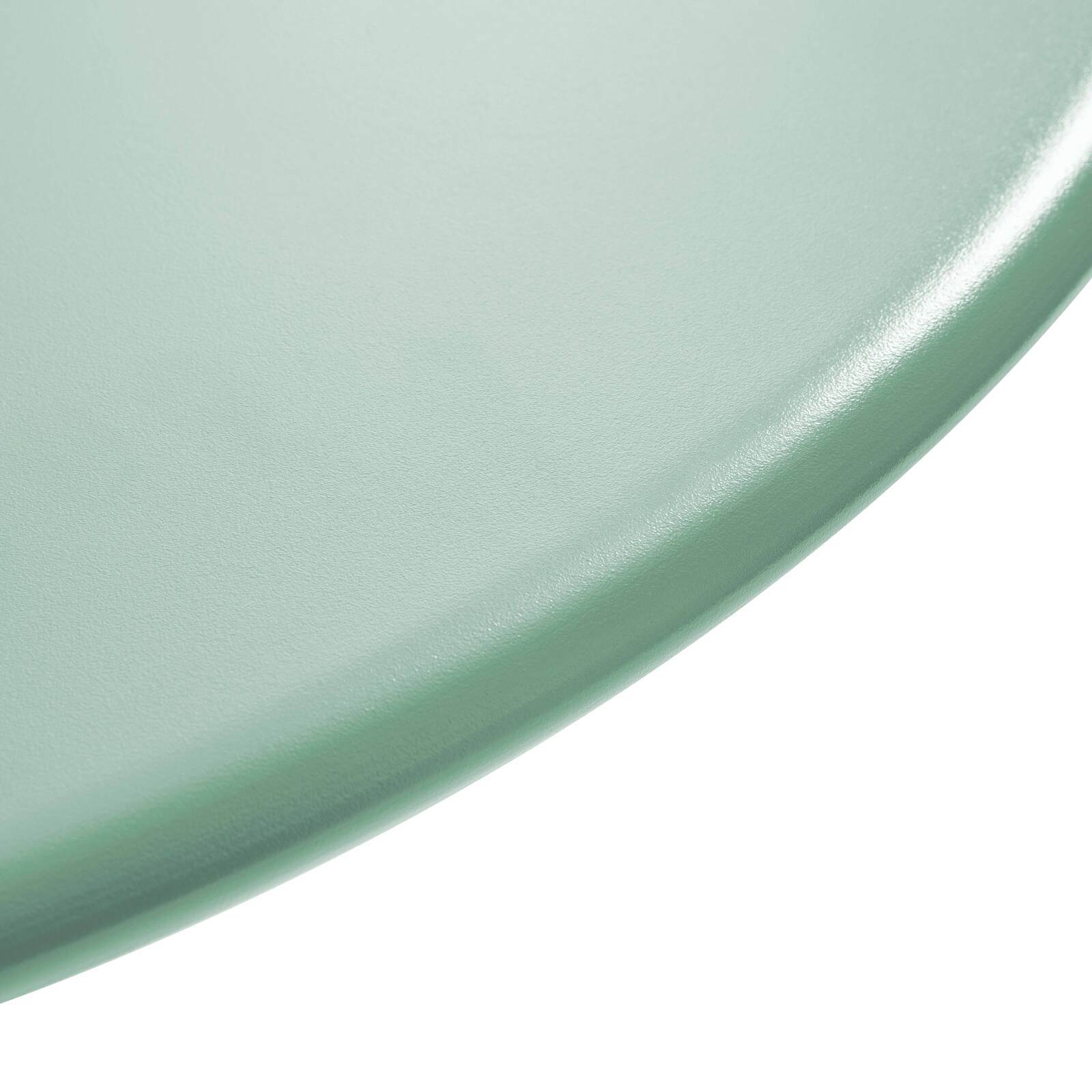 Table de jardin bistrot ronde inclinable en métal avec pied encastrable Ø70 cm et 2 chaises avec accoudoirs