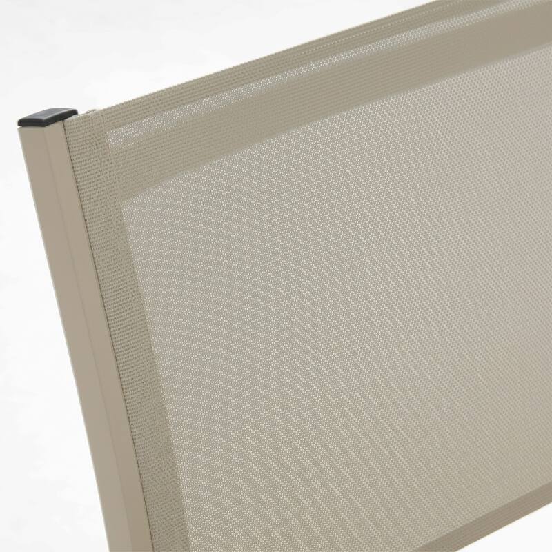 Chaise de jardin en aluminium et textilène (6/7)