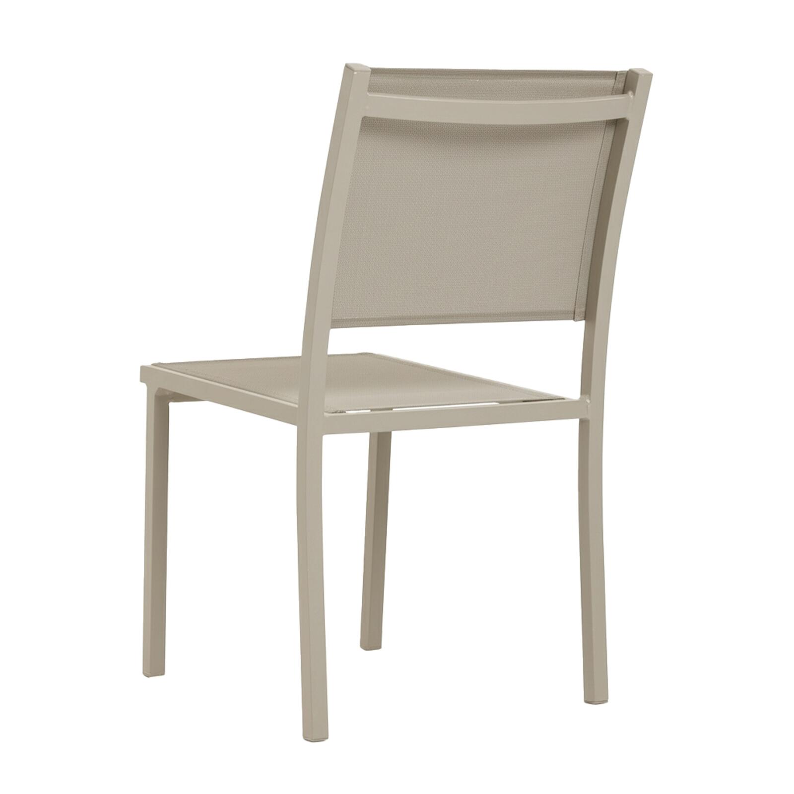 Chaises de jardin en aluminium et textilène - Lot de 2