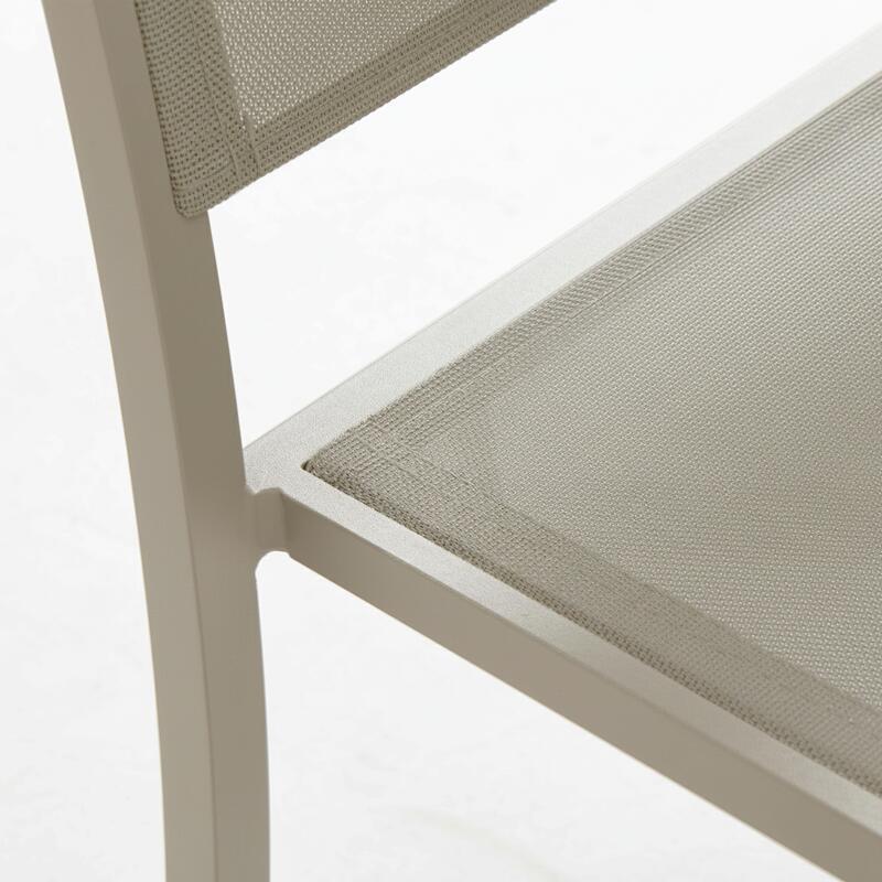 Chaises de jardin en aluminium et textilène - Lot de 2 (6/7)