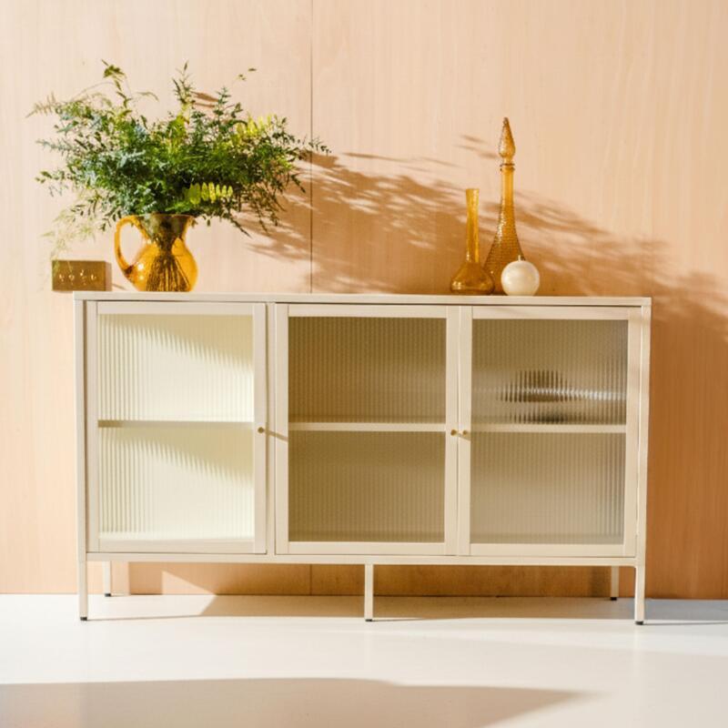 Buffet en métal 3 portes 140 cm (2/8)