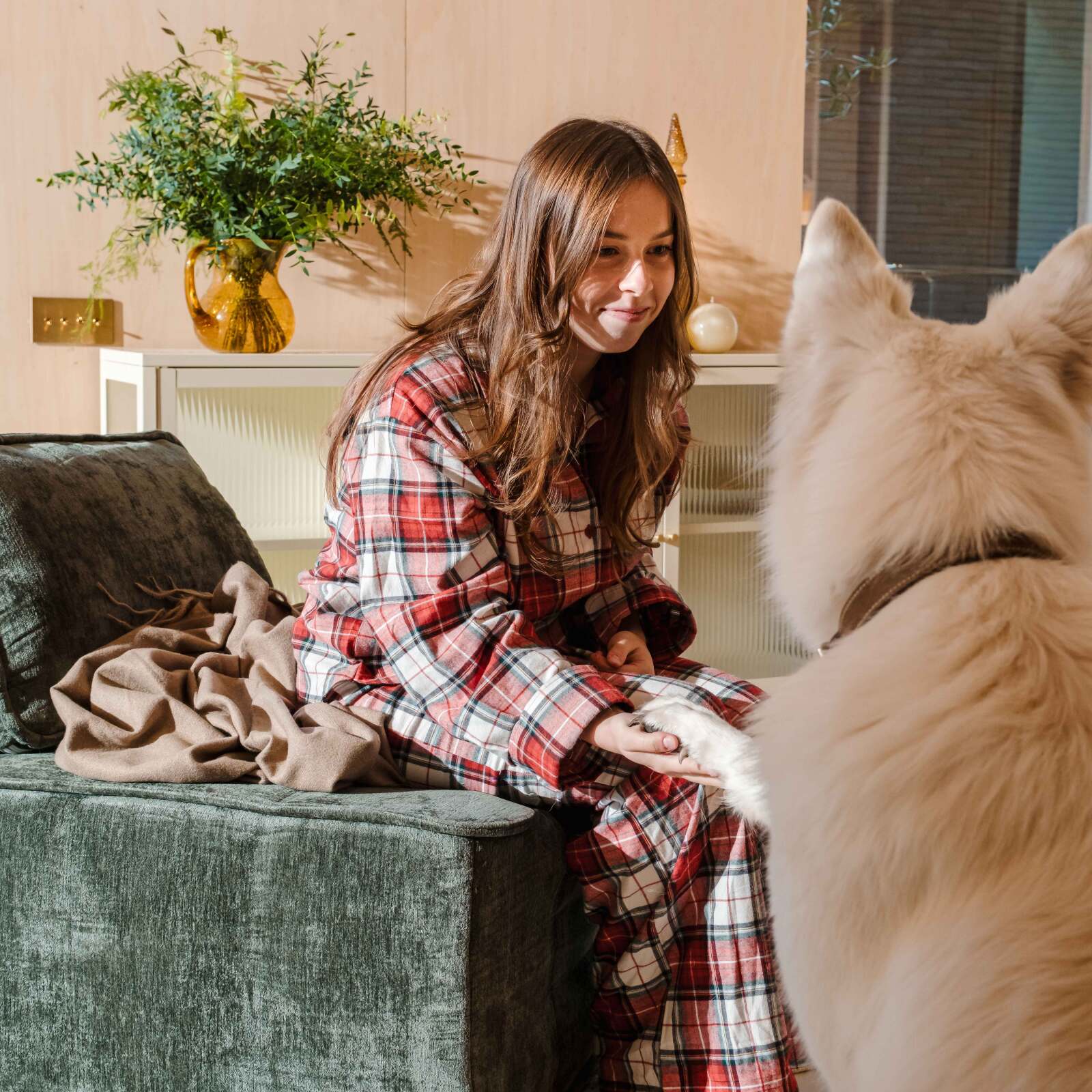 Fauteuil en tissu pour canapé modulable avec coussin