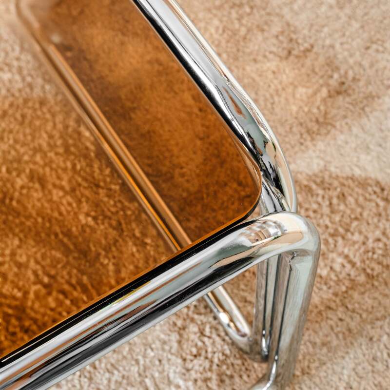 Table basse en verre trempé carrée 90x90 cm  (3/8)