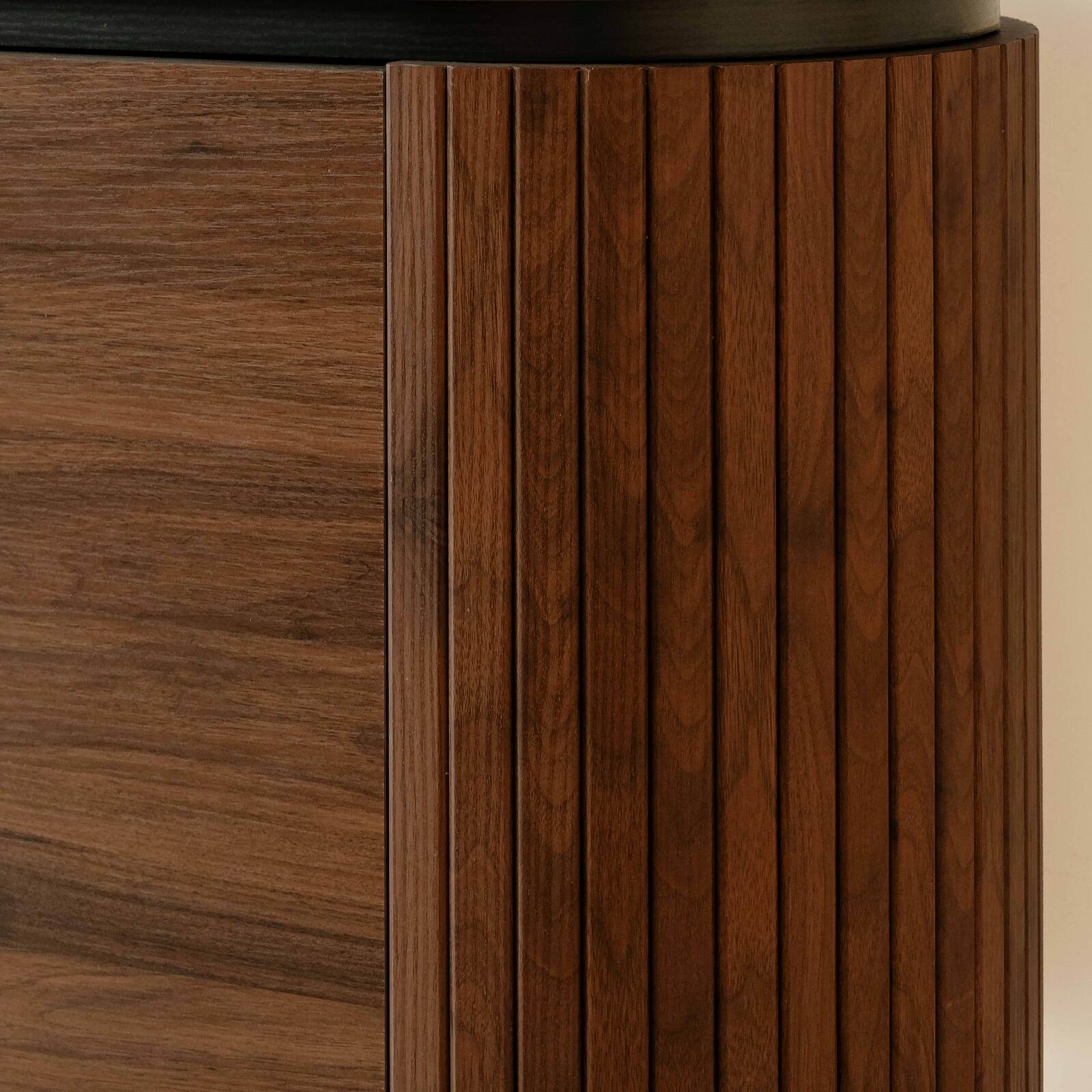 Buffet effet bois 2 portes 120 cm