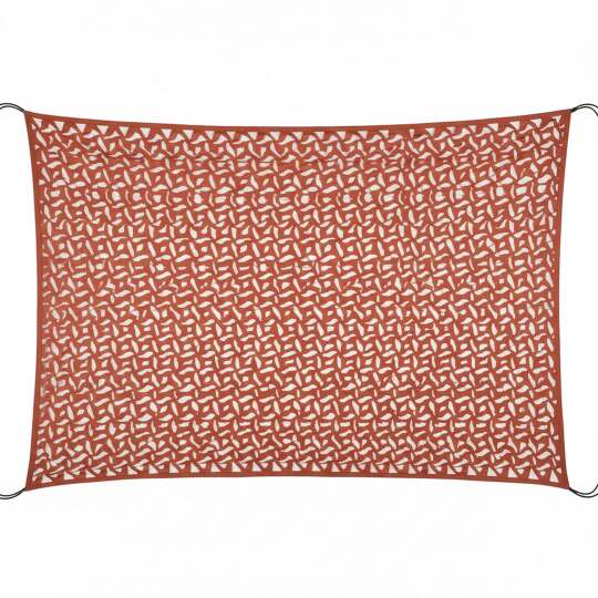 Voile d'ombrage rectangulaire ajourée réversible 4x3 m