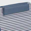 Matelas de plage pliant rayé inclinable 5 positions