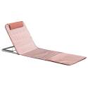 Matelas de plage pliant rayé inclinable 5 positions