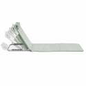 Matelas de plage pliant rayé inclinable 5 positions