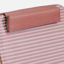 Matelas de plage pliant rayé inclinable 5 positions