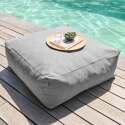 Pouf pour salon de jardin modulable