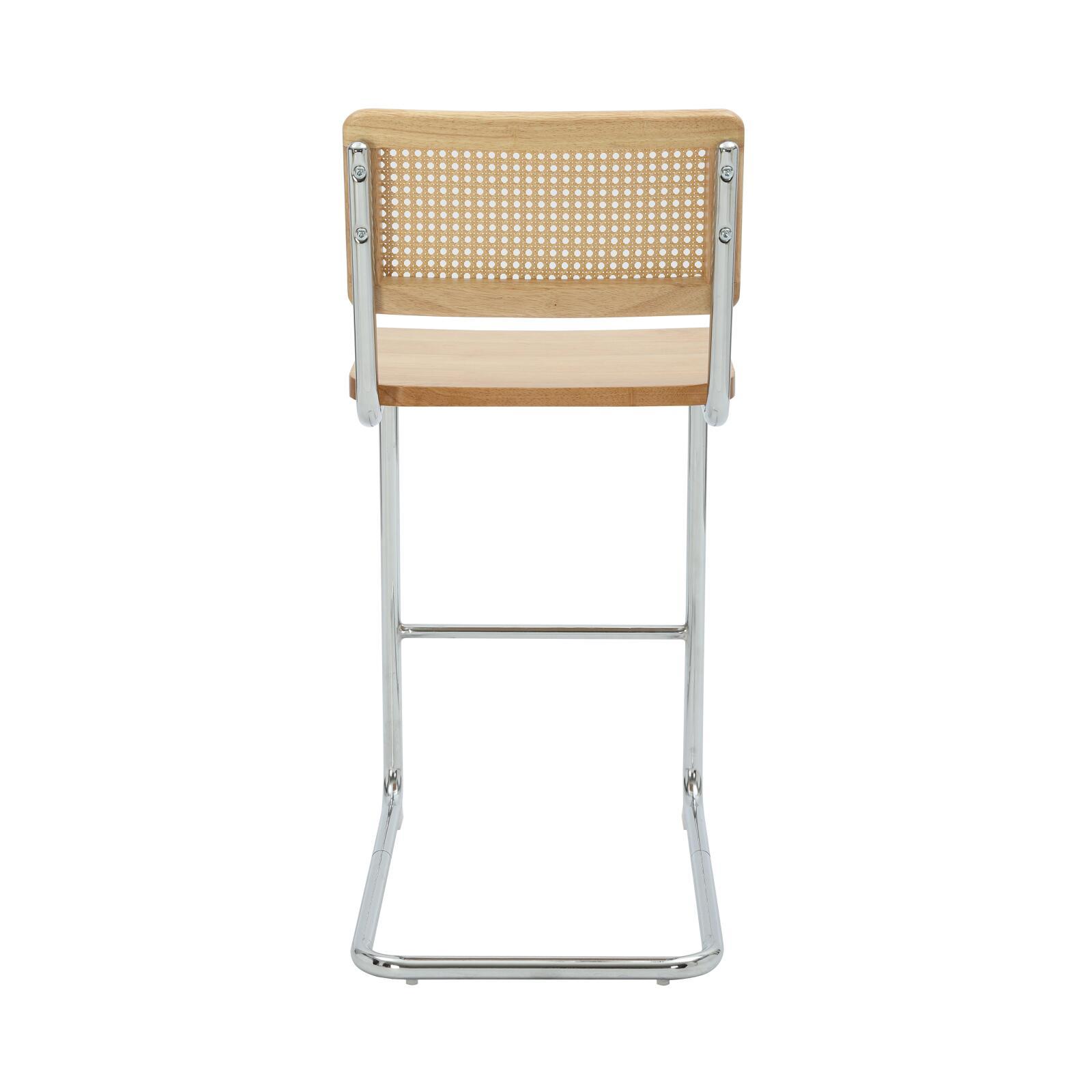 Chaises hautes en bois et métal - Lot de 2 