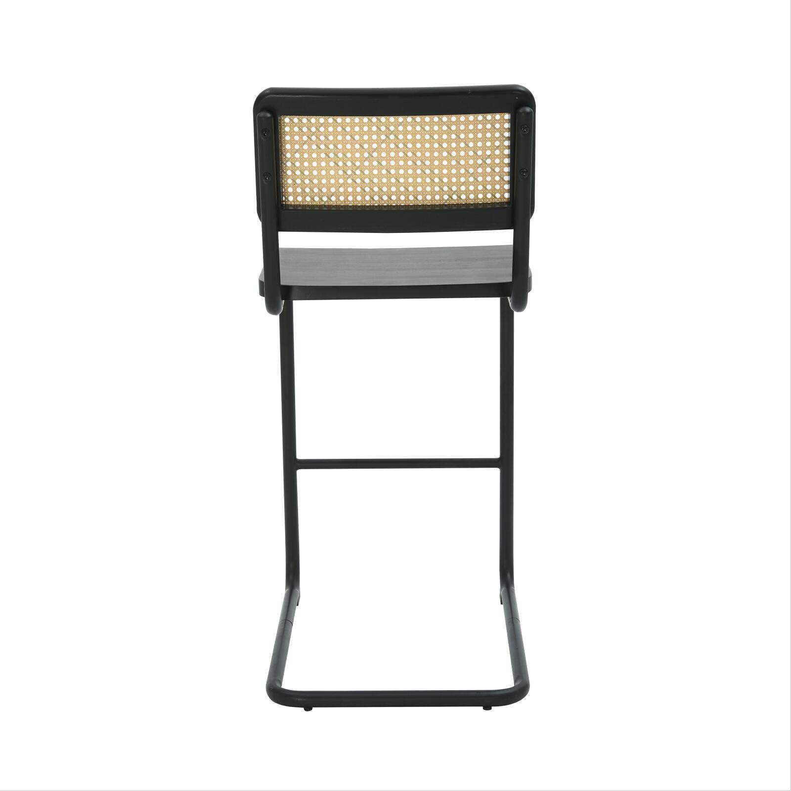 Chaises hautes en bois et métal - Lot de 2 