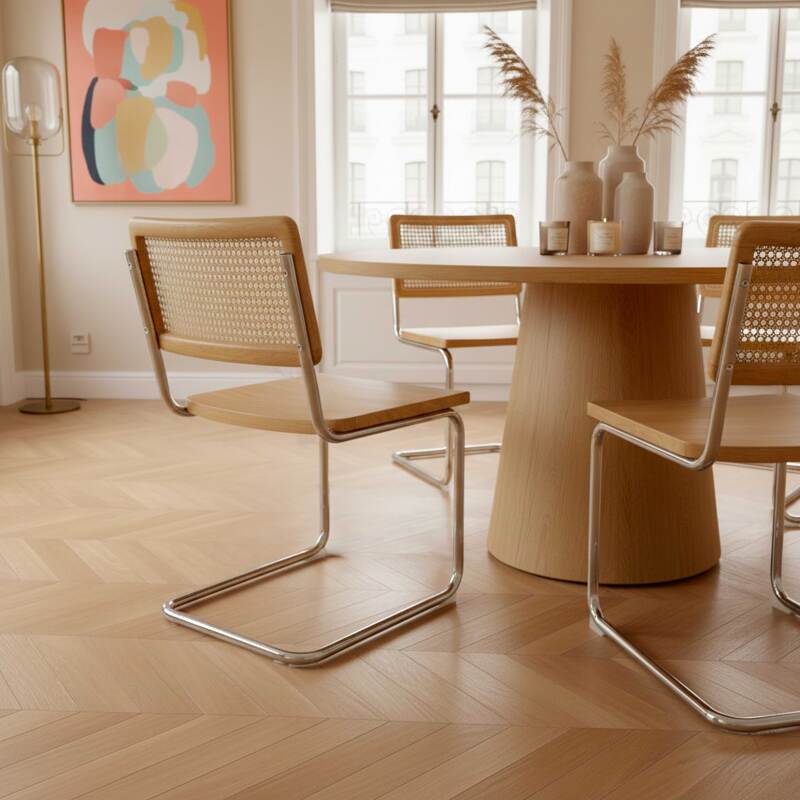 Chaises en bois et métal - Lot de 2 