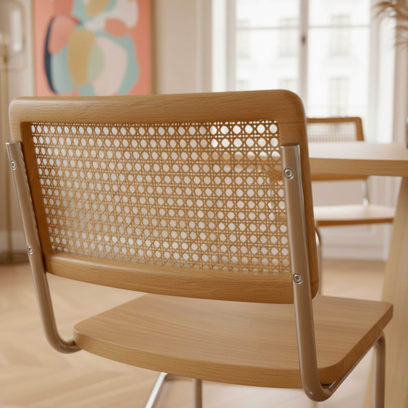 Chaises en bois et métal - Lot de 2 