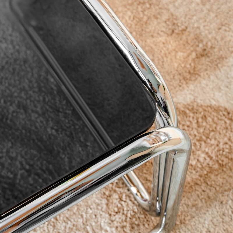 Table basse en verre trempé carrée 90x90 cm  (2/8)