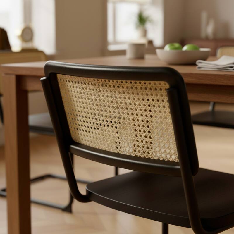 Chaises en bois et métal - Lot de 2  (2/8)