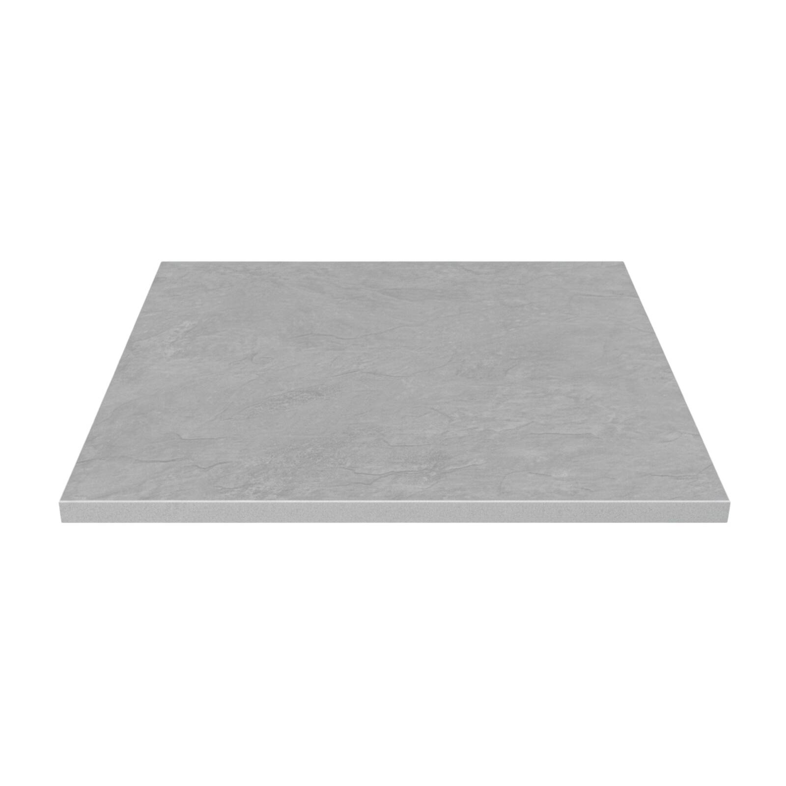 Plateau de table carré stratifié moulé 60 x 60 cm