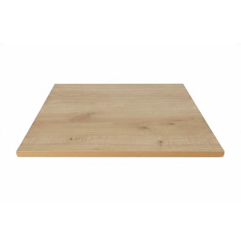 Plateau de table carré stratifié moulé 60 x 60 cm (2/5)