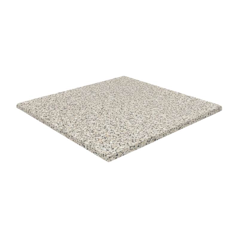 Plateau de table carré stratifié moulé 60 x 60 cm