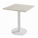 Plateau de table carré stratifié moulé 60 x 60 cm