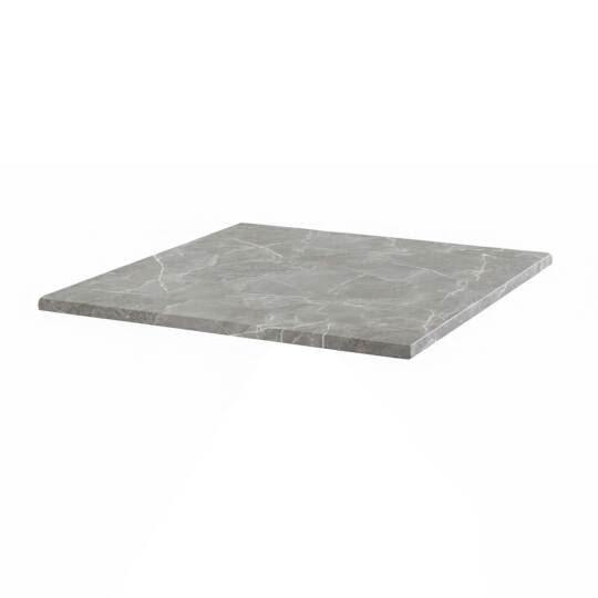 Plateau de table carré stratifié moulé 60 x 60 cm | Oviala