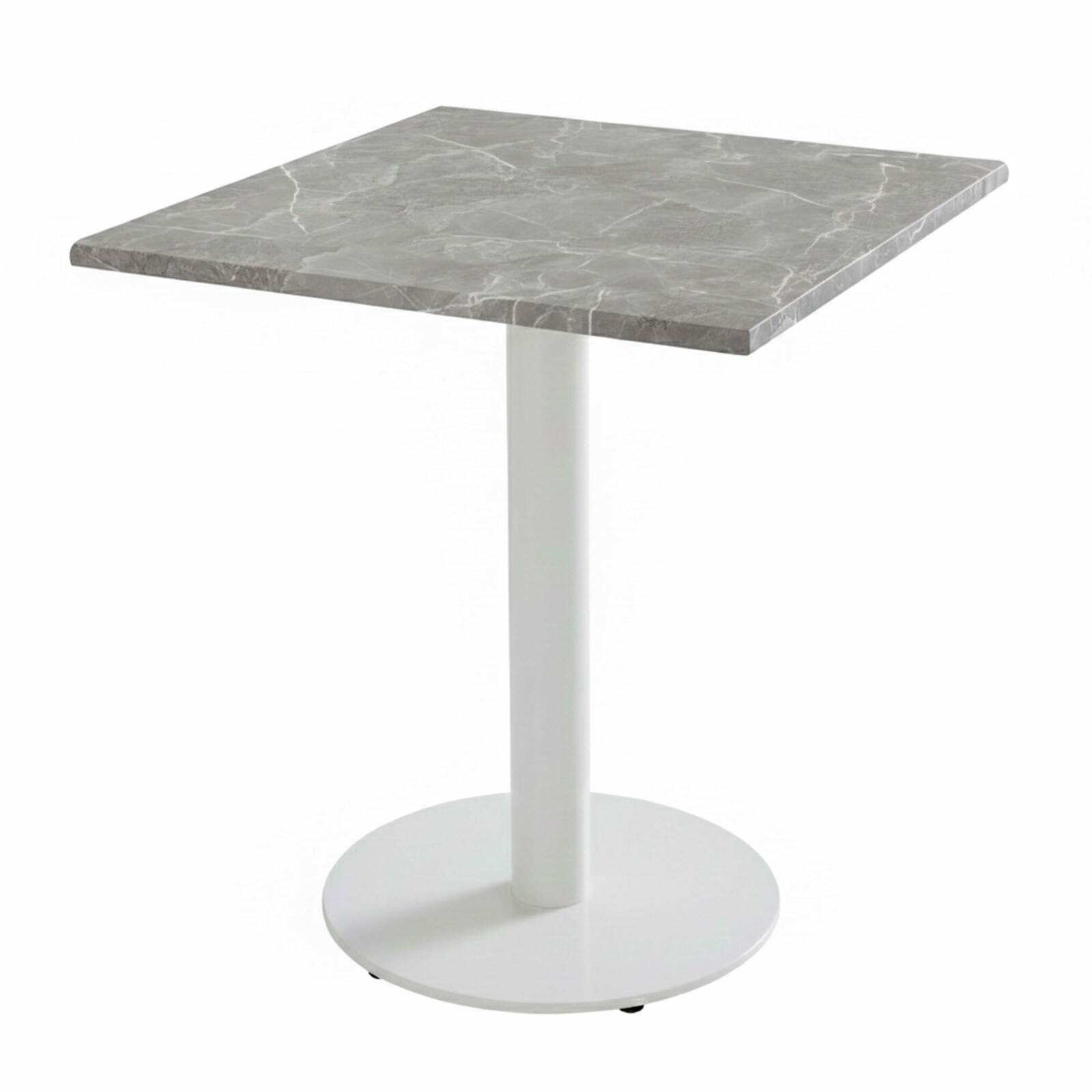 Plateau de table carré stratifié moulé 60 x 60 cm
