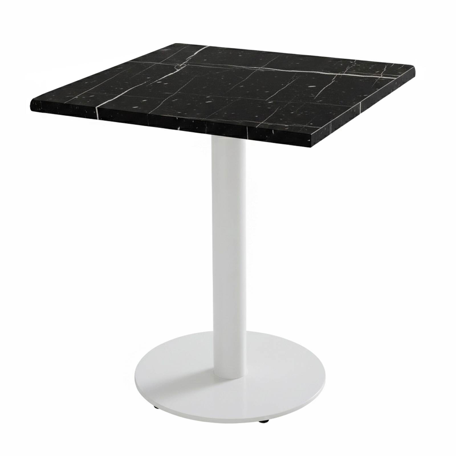 Plateau de table carré stratifié moulé 60 x 60 cm