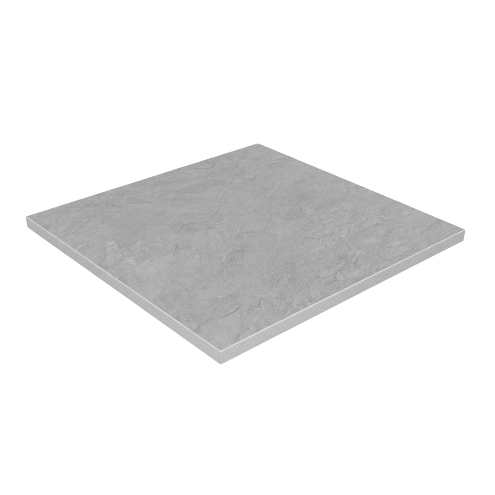 Plateau de table carré stratifié moulé en bois 70 x 70 cm
