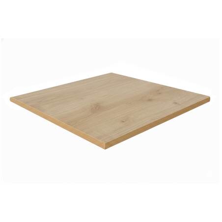 Plateau de table carré stratifié moulé en bois 70 x 70 cm