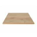 Plateau de table carré stratifié moulé en bois 70 x 70 cm