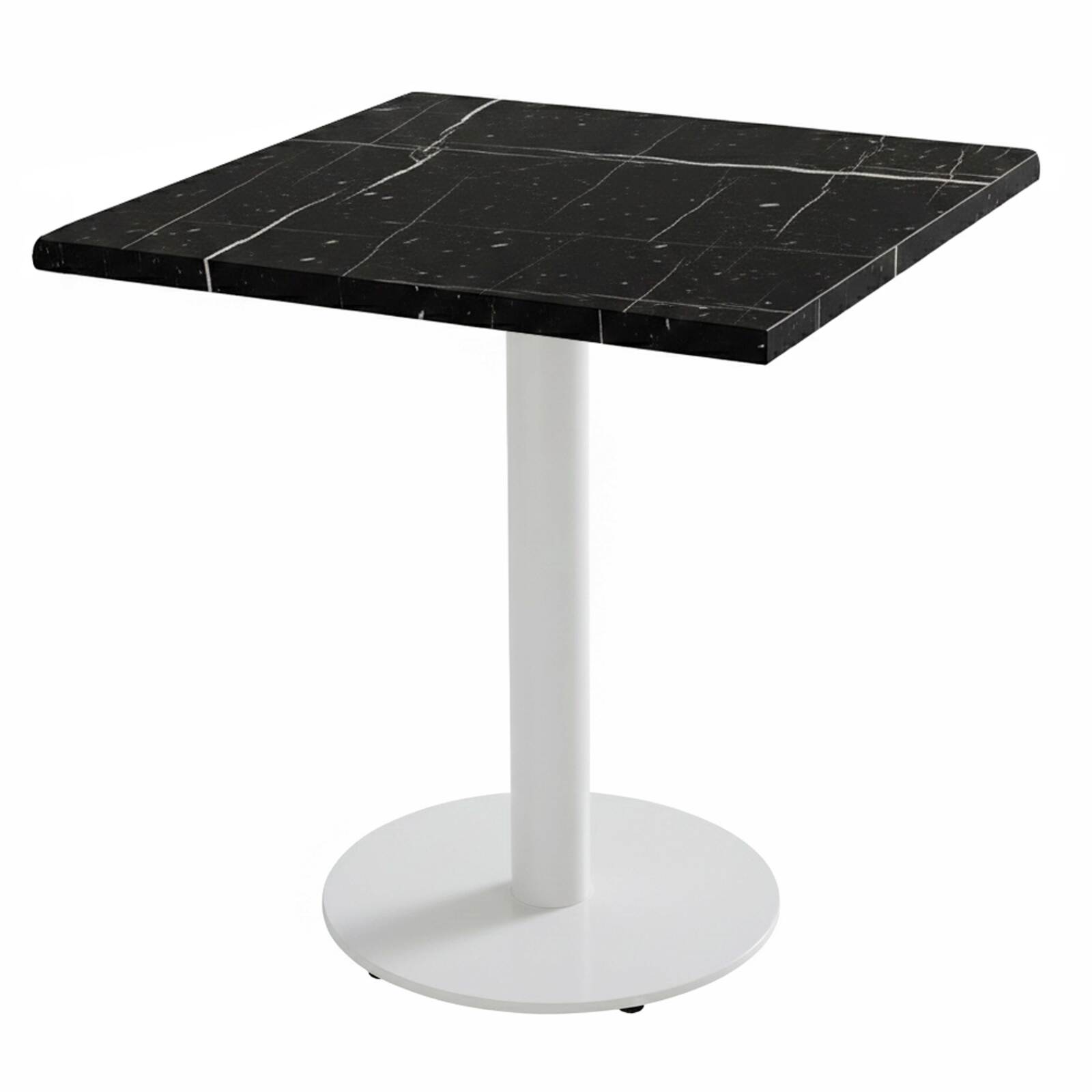 Plateau de table carré stratifié moulé en bois 70 x 70 cm