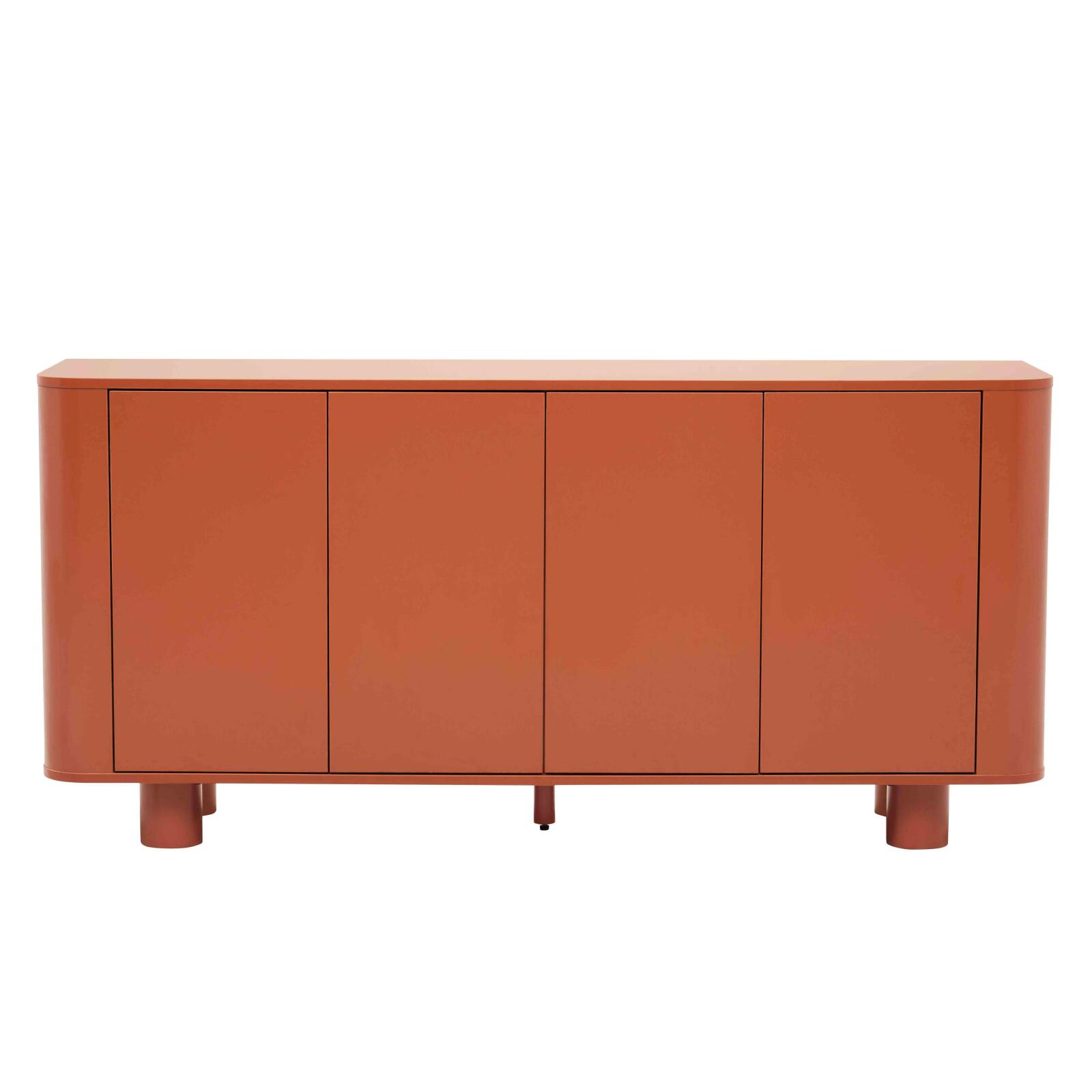 Buffet orange 4 portes 160 cm