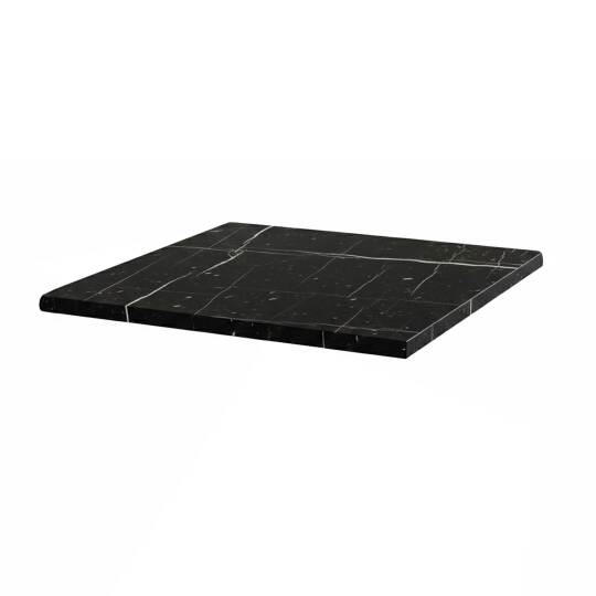 Plateau de table carré stratifié moulé en bois 70 x 70 cm