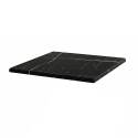Plateau de table carré stratifié moulé 60 x 60 cm