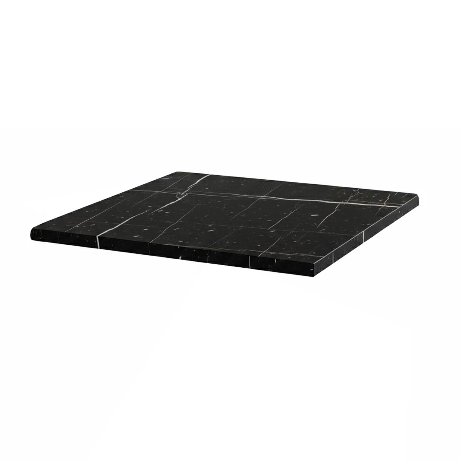 Plateau de table carré stratifié moulé 60 x 60 cm