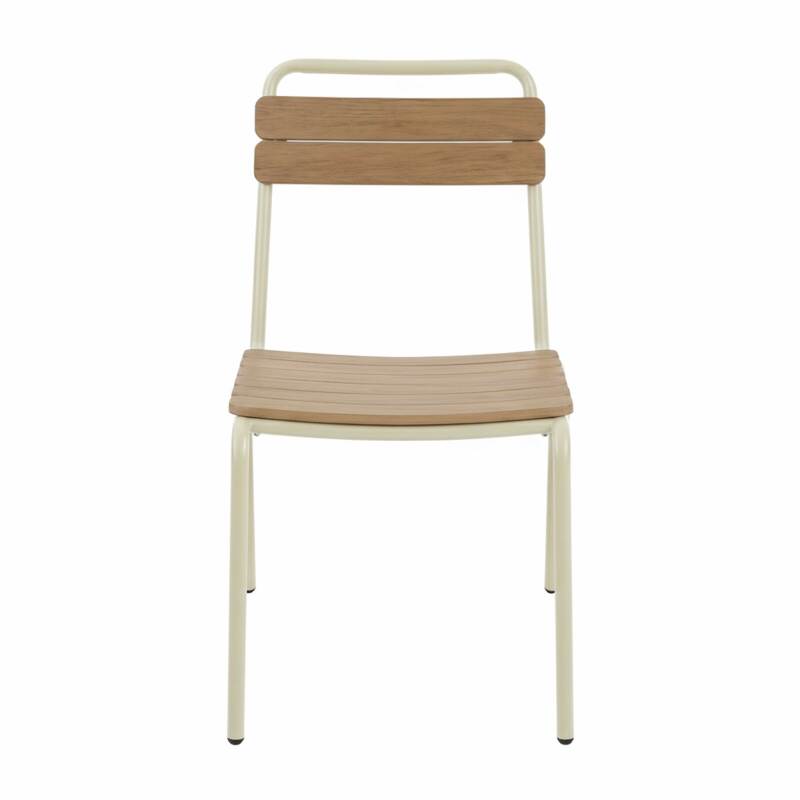 Chaise de jardin en métal  