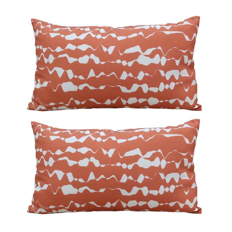 Petits coussins extérieurs rectangulaires pour palette 50 x 30 cm - Lot de 2