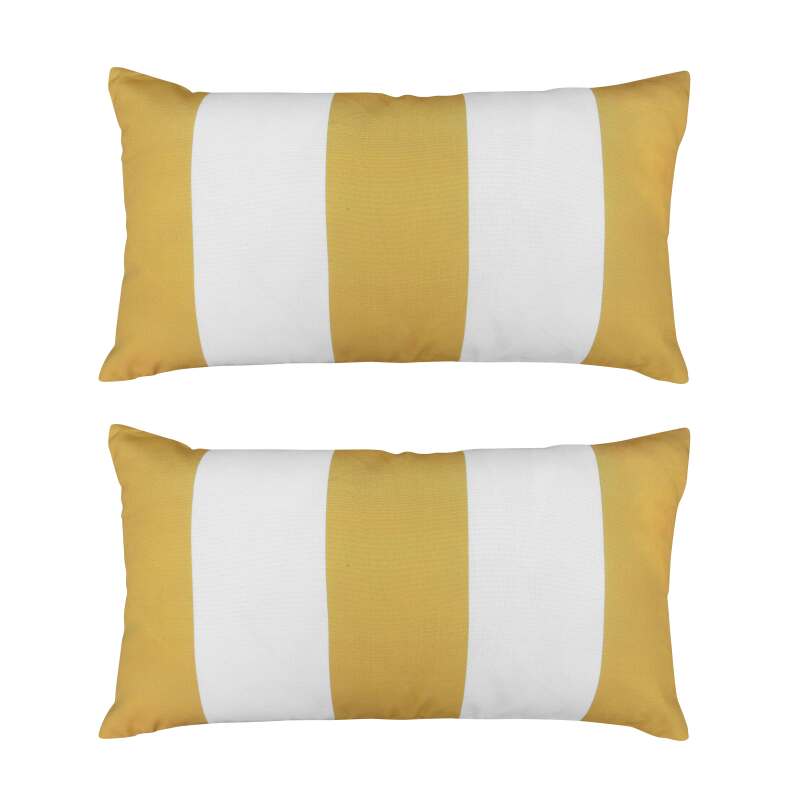 Petits coussins extérieurs rectangulaires pour palette 50 x 30 cm - Lot de 2
