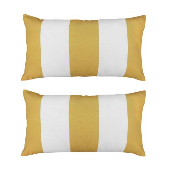 Petits coussins extérieurs rectangulaires pour palette 50 x 30 cm - Lot de 2