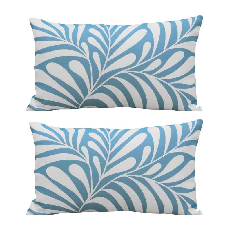 Petits coussins extérieurs rectangulaires pour palette 50 x 30 cm - Lot de 2