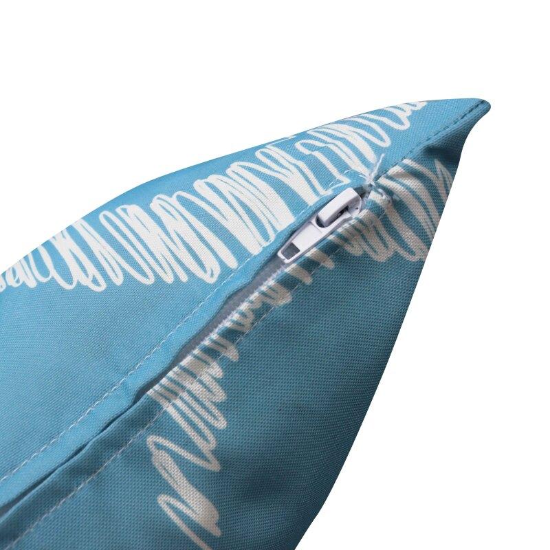 Coussins extérieurs carrés déhoussables 45x45 cm - Lot de 2