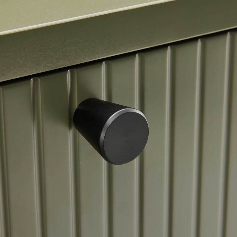 Meuble TV coloré effet lattes 150 cm (5/7)