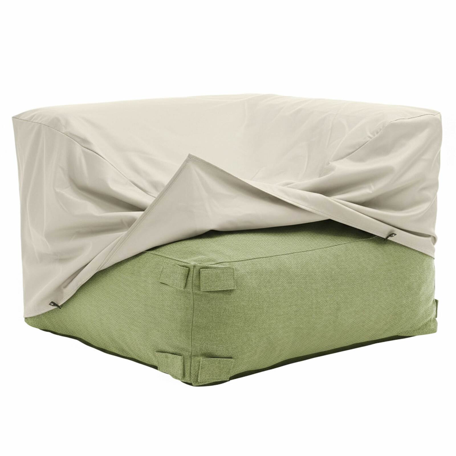 Housse de fauteuil d'angle de salon de jardin modulable MIXI